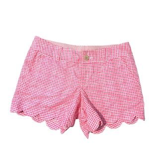 Lilly Pulitzer Buttercup scalloped hem shorts